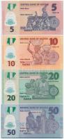 Nigéria 2009. 5N + 10N + 50N + 2015. 20N T:I 
Nigeria 2009. 5 Naira + 10 Naira + 50 Naira + 2015. 2...