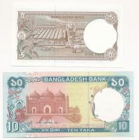 Bangladesh 1981. 5T + 1997. 10T T:I 
Bangladesh 1981. 5 Taka + 1997. 10 Taka C:Unc Krause#25,33