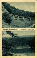 1941 Kárpátalja, Zakarpattia, Carpathian Ruthenia, Podkarpatská Rus; viadukt, vasúti híd / viaduct, railway bridge