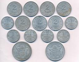 1941-1944. 1P Al (6x) + 1941-1943. 2P Al (7x) + 1943. 5P Al "Horthy Miklós születésének 75. évf...