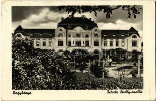 1943 Nagybánya, Baia Mare; István király szálloda. Frankovits kiadása / hotel (szakadás / tear)