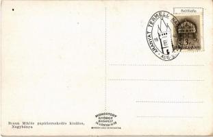 Nagybánya, Baia Mare; Szent István torony. Braun Miklós kiadása / tower + "1942 Aranyat termelő...