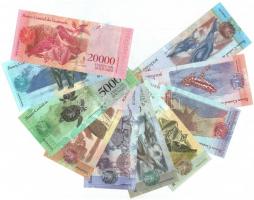 Venezuela 2012-2018. 2B-20.000B (10xklfl) T:I 
Venezuela 2012-2018. 2 Bolivares - 20.000 Bolivares ...