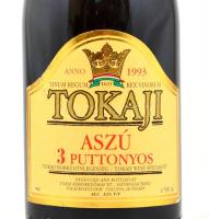 1993 3 puttonyos Tokaji Aszú, palackozta: Tokaj Kereskedőház Rt. Tolcsva, 500 ml