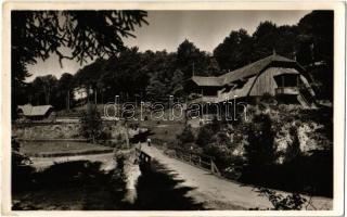 1940 Rónafüred, Lumsori, Lumshory; Lumsur-fürdő és Turista Otthon, automobil / spa with tourist hotel, automobile (EK)