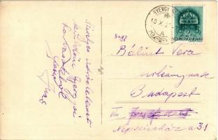 1940 Gyergyóbékás, Bicaz-Chei; menedékház a Gyergyói-havasokban / chalet, tourist house in winter. p...