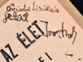 Ivor Andor: Elsején kezdődik az élet. - - versei. Bp., 1942.,Szerzői,(Busztin-ny.) Kiadói félvászon-...