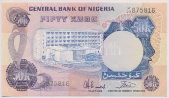 Nigéria 1973-1978 50k T:I Nigeria 1973-1978 50 Kobo C:Unc Krause#14