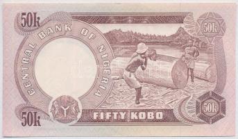 Nigéria 1973-1978 50k T:I Nigeria 1973-1978 50 Kobo C:Unc Krause#14