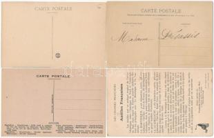 35 db RÉGI külföldi városképes lap: Guadeloupe / 35 pre-1945 Guadeloupean town-view postcards