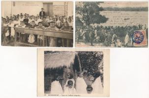 40 db RÉGI külföldi városképes lap: Madagaszkár / 40 pre-1945 Madagascarian town-view postcards