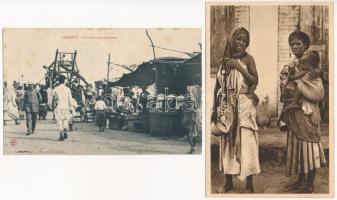 40 db RÉGI külföldi városképes lap: Dzsibuti  / 40 pre-1945 Djiboutian town-view postcards