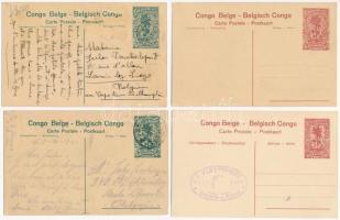 40 db RÉGI külföldi városképes lap: Belga-Kongó / 40 pre-1945 Belgian Congo town-view postcards