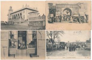 40 db RÉGI külföldi városképes lap: Tunézia / 40 pre-1945 African town-view postcards: Tunisia
