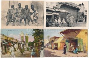 40 db RÉGI külföldi városképes lap: Marokkó / 40 pre-1945 African town-view postcards: Morocco