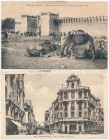 40 db RÉGI külföldi városképes lap: Marokkó / 40 pre-1945 African town-view postcards: Morocco