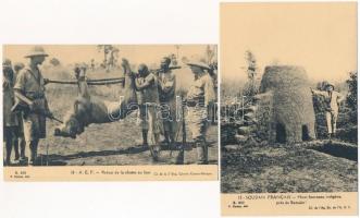 40 db RÉGI külföldi városképes lap: Szenegál / 40 pre-1945 African town-view postcards: Senegal