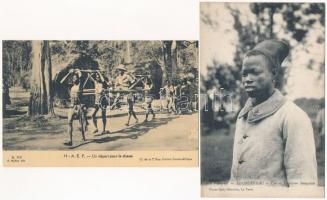 40 db RÉGI külföldi városképes lap: Szenegál / 40 pre-1945 African town-view postcards: Senegal
