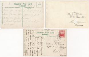 50 db RÉGI külföldi városképes lap: Bermuda / 50 pre-1950 overseas town-view postcards: Bermuda