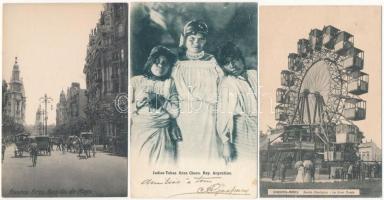 50 db RÉGI külföldi városképes lap: Argentína / 50 pre-1950 overseas town-view postcards: Argentina