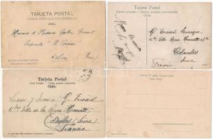 55 db RÉGI külföldi képeslap: Chile / 55 pre-1950 town-view postcards: Chile