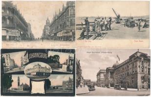 50 db RÉGI külföldi képeslap: Dél-Afrika / 50 pre-1950 African town-view postcards: South Africa