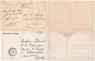 50 db RÉGI külföldi képeslap: Egyiptom / 50 pre-1950 town-view postcards: Egypt