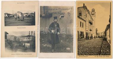 50 db RÉGI külföldi képeslap: Makedónia / 50 pre-1950 town-view postcards: Macedonia