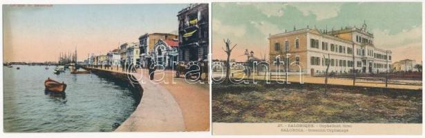 50 db RÉGI külföldi képeslap: Görögország / 50 pre-1950 European town-view postcards: Greece