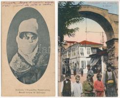 50 db RÉGI külföldi képeslap: Görögország / 50 pre-1950 European town-view postcards: Greece