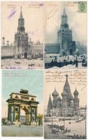 65 db RÉGI orosz képeslap: Moszkva / 65 pre-1950 Russian town-view postcards: Moscow