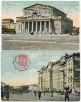 65 db RÉGI orosz képeslap: Moszkva / 65 pre-1950 Russian town-view postcards: Moscow