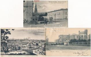 65 db RÉGI orosz képeslap: Moszkva / 65 pre-1950 Russian town-view postcards: Moscow