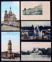 95 db RÉGI orosz képeslap: Szentpétervár / 95 pre-1950 Russian town-view postcards: Saint Petersburg