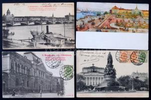 95 db RÉGI orosz képeslap: Szentpétervár / 95 pre-1950 Russian town-view postcards: Saint Petersburg