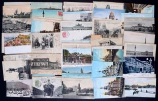 95 db RÉGI orosz képeslap: Szentpétervár / 95 pre-1950 Russian town-view postcards: Saint Petersburg