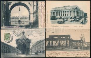 95 db RÉGI orosz képeslap: Szentpétervár / 95 pre-1950 Russian town-view postcards: Saint Petersburg