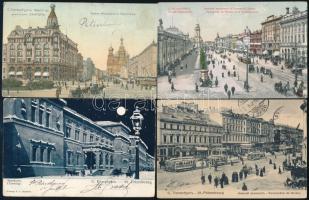 95 db RÉGI orosz képeslap: Szentpétervár / 95 pre-1950 Russian town-view postcards: Saint Petersburg