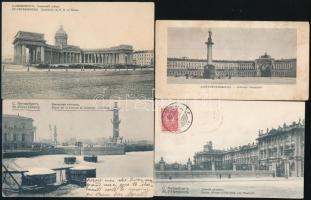 95 db RÉGI orosz képeslap: Szentpétervár / 95 pre-1950 Russian town-view postcards: Saint Petersburg