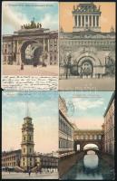 95 db RÉGI orosz képeslap: Szentpétervár / 95 pre-1950 Russian town-view postcards: Saint Petersburg
