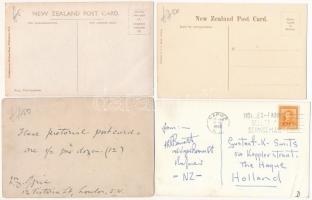 60 db RÉGI képeslap: Új-Zéland / 60 pre-1950 overseas town-view postcards: New Zealand
