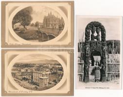 60 db RÉGI képeslap: Új-Zéland / 60 pre-1950 overseas town-view postcards: New Zealand