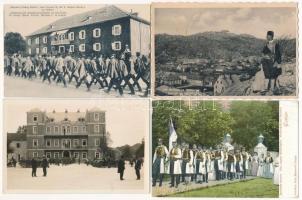 55 db RÉGI képeslap: Montenegro / 55 pre-1950 European town-view postcards: Montenegro