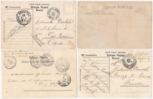 50 db RÉGI képeslap: Brazília / 50 pre-1950 overseas town-view postcards: Brazil