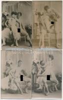 8 db RÉGI használatlan vintage pornográf fotó / 8 unused pre-1945 vintage pornograph photos
