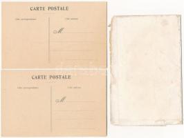 Boxeurs - 10 darabos művész képeslap sorozat tokkal: box. Ch. Chivot szignóval / Boxing - 10 art mot...