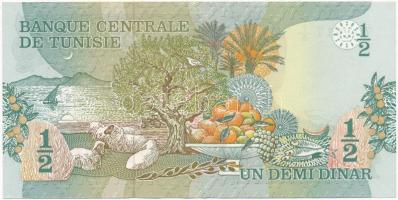 Tunézia 1973. 1/2D T:I 
Tunisia 1973. 1/2 Dinar C:Unc Krause#69