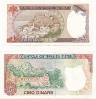 Tunézia, 1980. 1D + 5D T:II-,III
Tunisia 1980. 1 Dinar + 5 Dinars C:VF,F Krause#74,75