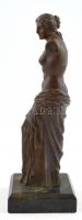 Méloszi Aphrodité / Mílói Vénusz. Bronz, márvány talapzaton. 22 cm
