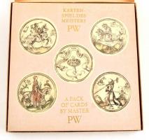 Kartenspiel des Meisters PW - A pack of cards by Master PW Középkori kártyajáték facsimile kiadás, kísérő könyvvel, díszdobozban.
